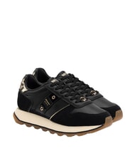 BLAUER MILLS Baskets pour femmes noir/l&eacute;opard - Chaussures Femme - 1