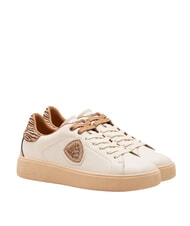 BLAUER VICTORY Baskets cr&egrave;me/z&egrave;bre - Chaussures Femme - 1