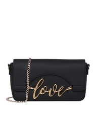 LOVE MOSCHINO ITALICS LOVE sac bandouli&egrave;re Noir - Sacs pour Femme - 1