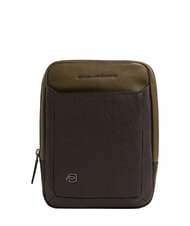 PIQUADRO BLACK SQUARE  Sac de transport pour iPad mini vert / marron fonc&eacute; - Sacs en Bandouli&egrave;res pour Homme - 1