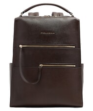 PIQUADRO PATRICIA Sac &agrave; dos en cuir pour ordinateur portable 15,6 pouces - Sacs pour Femme