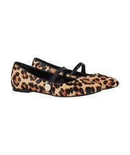 GAUD&Igrave; GYPSY PONY HAIR MACULA ballerines en cuir - Chaussures Femme