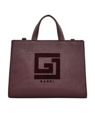 GAUD&Igrave; EMILY FLOCK Sac de courses avec bandouli&egrave;re Bourgogne - Sacs pour Femme - 1