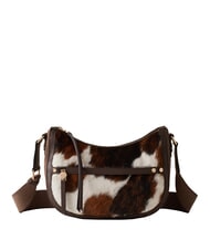 BORBONESE LUNA Sac en peau de poney naturel/cendre/cacao - Sacs pour Femme - 1