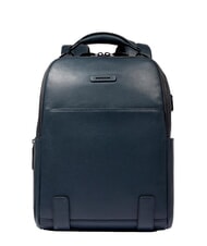 PIQUADRO MODUS SPECIALE Sac &agrave; dos pour ordinateur portable 14 pouces, en cuir bleu - Sacs &agrave; dos pour ordinateur portable - 1