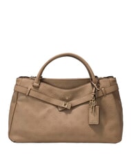 GUESS ELLA Sac &agrave; main avec bandouli&egrave;re logo beige - Sacs pour Femme - 1
