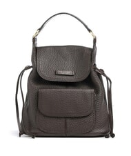THE BRIDGE MARTINA Sac &agrave; dos en cuir martel&eacute; moka &agrave; l'or - Sacs pour Femme - 1