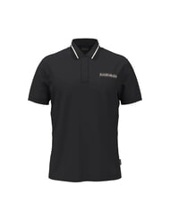 NAPAPIJRI E-MURLO polo en coton beaut&eacute; noire - chemise polo - 1