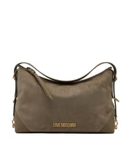 LOVE MOSCHINO SIGNATURE ZIP sac bandouli&egrave;re sable - Sacs pour Femme - 1