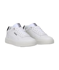 NAPAPIJRI S5BARK12 Baskets en cuir blanc/noir - Chaussures Homme - 1