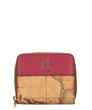 ALVIERO MARTINI PRIMA CLASSE HETRITAGE GEO portefeuille compact &agrave; fermeture &eacute;clair hibiscus - Portefeuilles Femme - 1