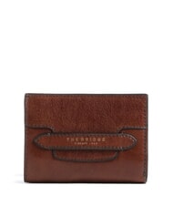 THE BRIDGE LUCREZIA portefeuille en cuir MARRON - Portefeuilles Femme - 1