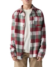 LEVI'S BUFFALO chemise en flanelle &agrave; manches longues poire rouge - chemises pour enfants - 1
