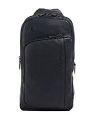 PIQUADRO CRONUS Sac &agrave; dos en cuir &agrave; une &eacute;paule - Sacs &agrave; dos pour ordinateur portable