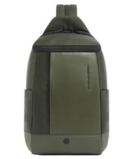 PIQUADRO W145 Sac &agrave; dos &agrave; une bandouli&egrave;re avec support pour iPad 11 pouces VERT - Sacs &agrave; dos pour l'&Eacute;cole & les Loisirs - 1
