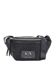 ARMANI EXCHANGE ALICE Mini sac bandouli&egrave;re noir / noir - Sacs pour Femme - 1