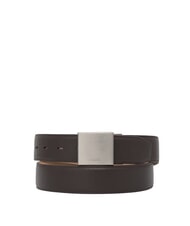 CALVIN KLEIN DRESS PLAQUE ceinture en cuir - Ceintures