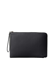 CALVIN KLEIN BOLD CK SUEDE Sac n&eacute;cessaire sur noir - Pochettes & Trousses - 1