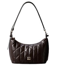 CALVIN KLEIN QUILTED SMALL sac bandouli&egrave;re argent d&eacute;licieux/antique - Sacs pour Femme - 1