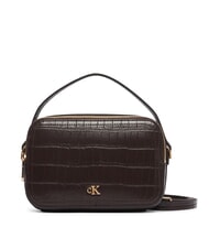 CALVIN KLEIN CK CROC Mini sac &agrave; main avec bandouli&egrave;re argent d&eacute;licieux/antique - Sacs pour Femme - 1
