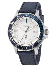 NAUTICA N83 COCOA BEACH SOLAR Montre &agrave; quartz blanc/bleu - Montres - 1