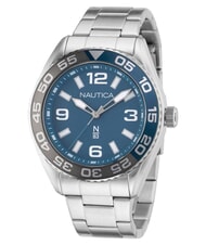 NAUTICA N83 FINN WORLD montre &agrave; affichage de l'heure uniquement bleu et argent - Montres - 1
