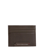 TOMMY HILFIGER TH CORP porte-cartes en cuir Brun - Portefeuilles Homme - 1