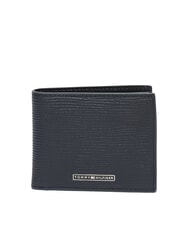 TOMMY HILFIGER TH BUSINESS  portefeuille en cuir Saffiano bleu de l'espace - Portefeuilles Homme - 1