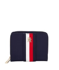 TOMMY HILFIGER TH ICON Portefeuille en nylon recycl&eacute; bleu de l'espace - Portefeuilles Femme - 1