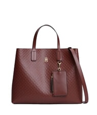 TOMMY HILFIGER TH ICON Sac &agrave; main avec bandouli&egrave;re sang de b&oelig;uf - Sacs pour Femme - 1