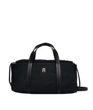 TOMMY HILFIGER TH SOFT NYLON Sac &agrave; main avec bandouli&egrave;re le noir - Sacs pour Femme - 1