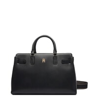 TOMMY HILFIGER TH JOY Sac &agrave; main avec bandouli&egrave;re le noir - Sacs pour Femme - 1