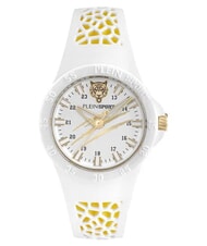 PLEIN SPORT THUNDERSTORM Montre &agrave; quartz blanc - Montres - 1