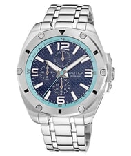 NAUTICA TIN CAN BAY montre multifonction bleu et argent - Montres - 1