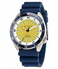 NAUTICA NAW VINTAGE Montre de mode jaune et bleu - Montres - 1