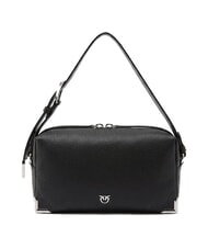 PINKO TRITTICO sac bandouli&egrave;re noir limousine-nickel brillant - Sacs pour Femme - 1