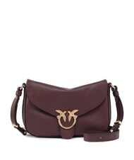 PINKO LOVE SATCHEL Mini sac bandouli&egrave;re Bourgogne or antique - Sacs pour Femme - 1