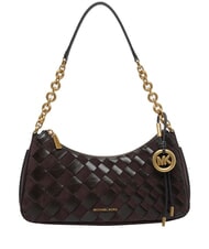 MICHAEL KORS NOLITA Sac bandouli&egrave;re en cuir chocolat - Sacs pour Femme - 1
