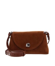 COCCINELLE NIKLA SUEDE BIM Mini sac bandouli&egrave;re Cognac - Sacs pour Femme - 1