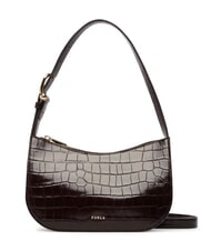 FURLA SARA sac bandouli&egrave;re tons chocolat - Sacs pour Femme - 1