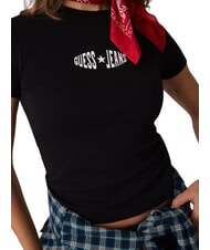 GUESS JEANS PRINT SLIM T-shirt &agrave; manches courtes ajust&eacute; - T-shirt