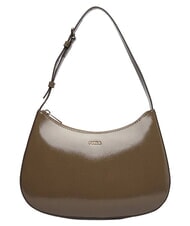 FURLA MARGOT Sac bandouli&egrave;re en cuir verni gris boueux - Sacs pour Femme - 1
