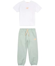 NEW BALANCE FLORAL LOGO Ensemble T-shirt + pantalon de surv&ecirc;tement - Surv&ecirc;tements pour enfants
