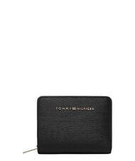 TOMMY HILFIGER TH MODERN Portefeuille compact le noir - Portefeuilles Femme - 1