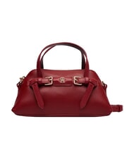 TOMMY HILFIGER TH BUCKLE Sac &agrave; main avec bandouli&egrave;re rouge d'automne - Sacs pour Femme - 1