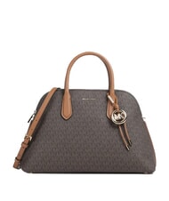 MICHAEL KORS FREDDIE L Sac &agrave; main avec bandouli&egrave;re brun/gland - Sacs pour Femme - 1