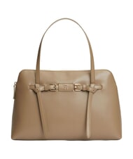 TOMMY HILFIGER TH BUCKLE sac cabas &agrave; bandouli&egrave;re mousse de toundra - Sacs pour Femme - 1