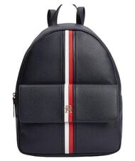 TOMMY HILFIGER TH CORP Sac &agrave; dos avec poche avant bleu de l'espace - Sacs pour Femme - 1