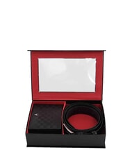 GAUD&Igrave; KIT Portefeuille et &eacute;tui &agrave; portefeuille NOIR - Portefeuilles Homme - 1