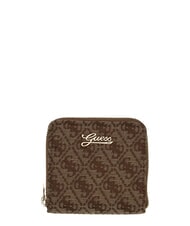 GUESS KIDS portefeuille zipp&eacute; 4g aop beige blanc - Sacs et accessoires Enfants - 1